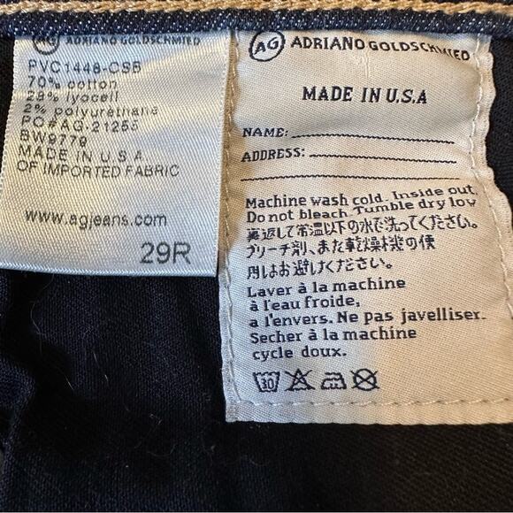 AG Adriano Goldschmied Olivia Skinny Boot Cut Jean 29 - Picture 11 of 12